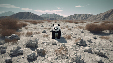 Panda in the Wasteland: A Generative AI Experiment Gone Wrong