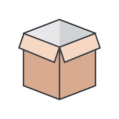 cardboard box icon