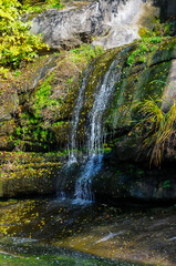 Waterfall in Sofievsky Park, Uman, Ukraine