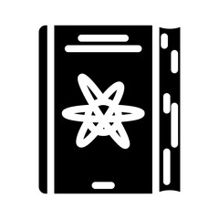 nuclear physics nuclear energy glyph icon vector. nuclear physics nuclear energy sign. isolated symbol illustration