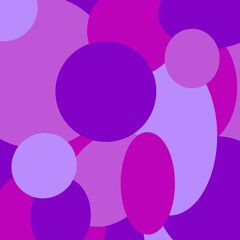 Purple circles and ovals background