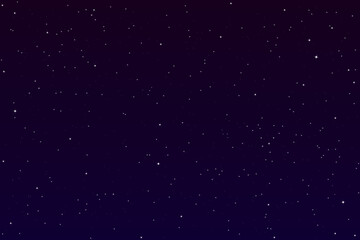 Starry night sky space background