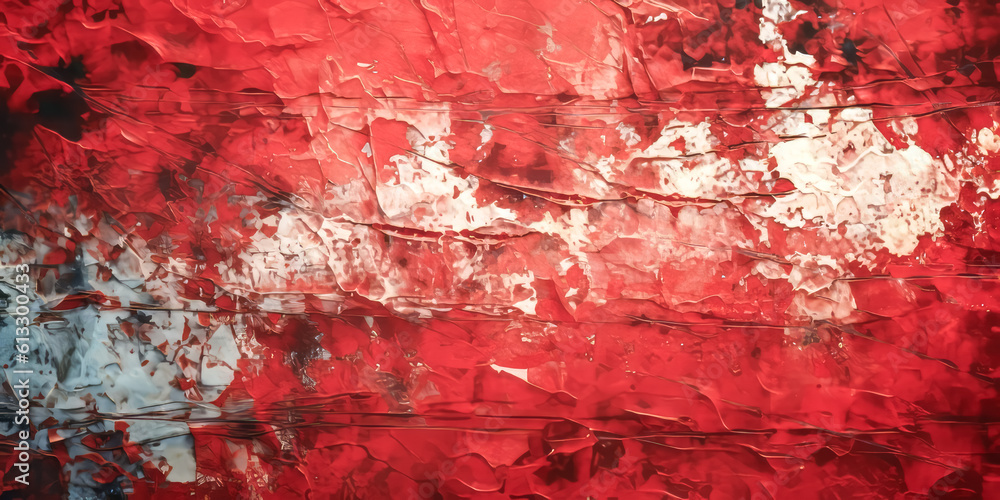 Aufkleber a vibrant red background is generated by ai technology - generative ai.