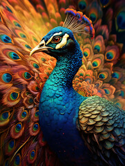 Obraz premium Stunning Peacock