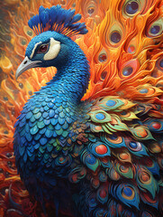 Fototapeta premium Stunning Peacock