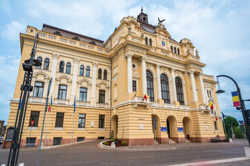Fototapeta na wymiar Oradea Town Hall, Romania