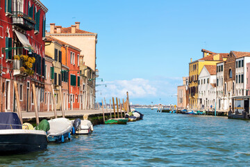 View of a canal in Venice, Italy