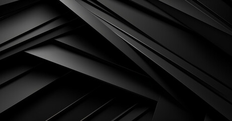 Obraz premium black seamless gradient abstract background, in the style of bold and angular