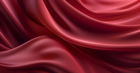 Fototapeta na wymiar velvet silk background in dark colors, in the style of dark pink and crimson