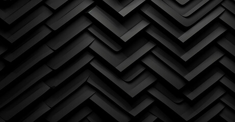 an abstract black background with a zigzag pattern, in the style of layered textures, shapes, minimalistic elements