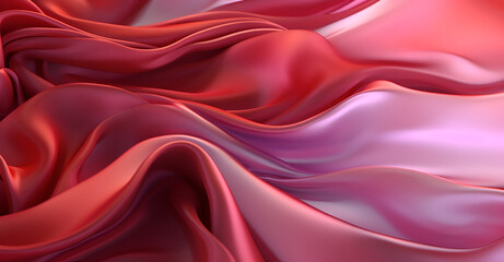 red shiny fabric background for design, in the style of dreamlike abstraction