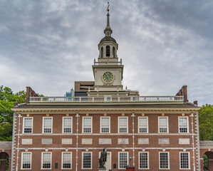 Fototapeta na wymiar Front Exterior of Independence Hall