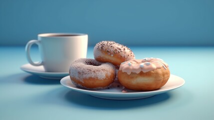 delicious donuts. Generative AI