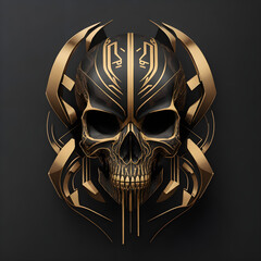 Golden Skull Imagery | High-Quality Images of Luxurious Gold Skulls for Your Creative Design Projects