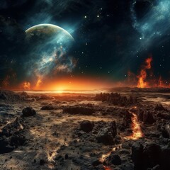 espace et cosmos ia gégérative