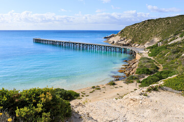 Stenhouse Bay Jetty. Yorke Peninsula. South Australia.