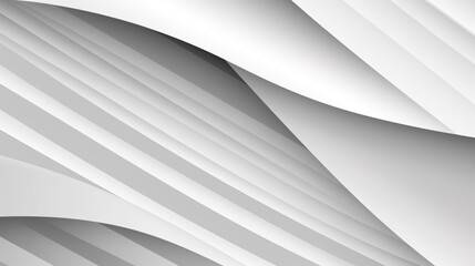Abstract white and gray color background texture with diagonal lines. Abstract geometric white and gray color background. Layout of shape paper cut. Gradient stripes layers.