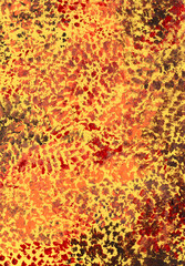 orange-yellow dots acrylic oil painting texture