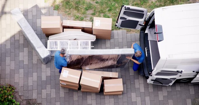 House Move Van. Furniture Removal