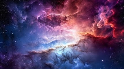 Colorful space galaxy cloud nebula. Starry night cosmos. Universe science astronomy. Supernova background wallpaper
