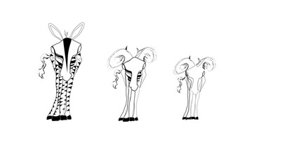 evolution of how a drawing evolves, from a Goat to Zebra
Sill too many keywords should only be 2.
hurts the spine having to enter that many keywords

