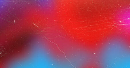 Red and blue retro textured vivid gradient background