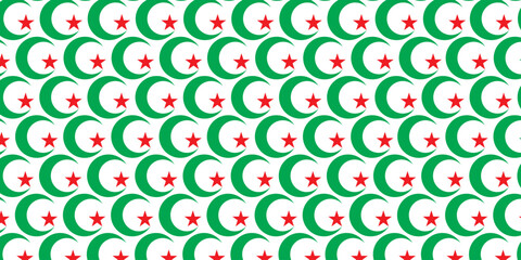 pattern with circle of stars
