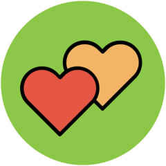 Wedding Colored Vector Icons