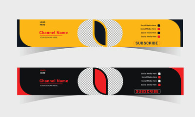 Youtube Channel Banner Template,  Youtube Channel Cover  Photo 