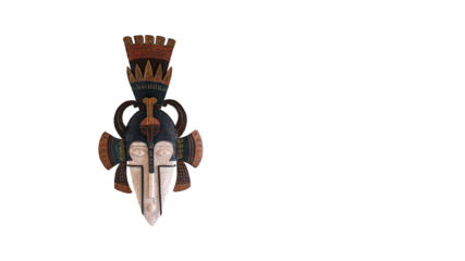 Sculpture with transparent background