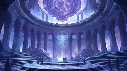 Obraz premium Fantasy scene, generative AI