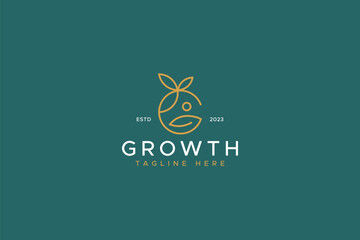 Letter G Abstract Nature Plant and Floral Concept Business Logo