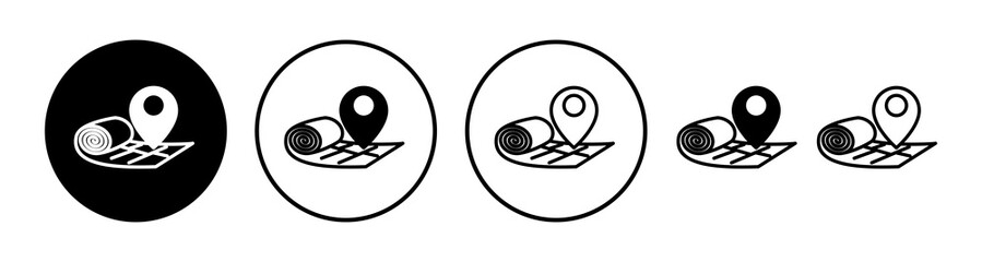 Address icon vector. location icon. address symbol. pin