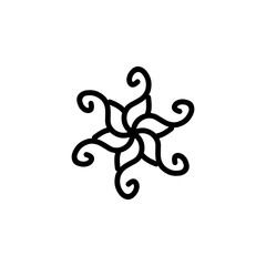 Flower Logo Illustration