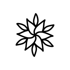 Flower Logo Illustration