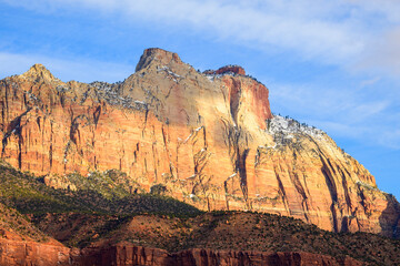 Landscape photograph taken in Zion National Park in Utah.
