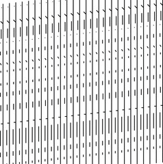 black and white pattern with vertical lines and dashes