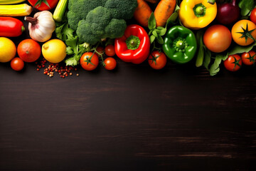 background onion dark vegetable ingredient vegetarian food fresh healthy cooking table. Generative AI.