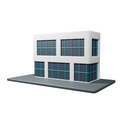 Mall Building 3d illustration