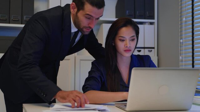 Flirtation and unwelcome sexually sexual harassment in office workplace.