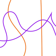 Fototapeta premium Orange And Purple Grid Graphic Lines Background 