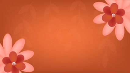 Naklejka premium Colorful Paper flowers create a frame