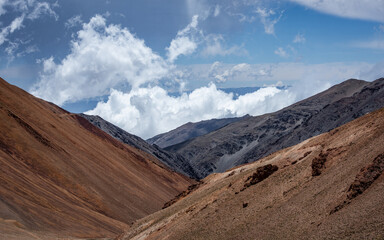 beautiful scenery of the famatina mountain range in la rioja, argentina
