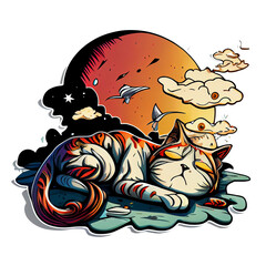 Cat Dreaming Of Destruction 4