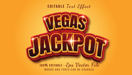 vegas jeackpot 3d text effect design
