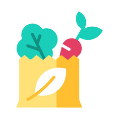 Vegetable flat icon for food and restaurant, harvest, farm, carrot, fruit logo