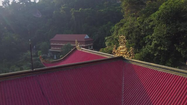 Buddhist temple in the mountains