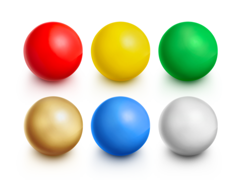 Sphere or ball, transparent background - Powered by Adobe