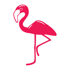 illustration of a flamingo vector