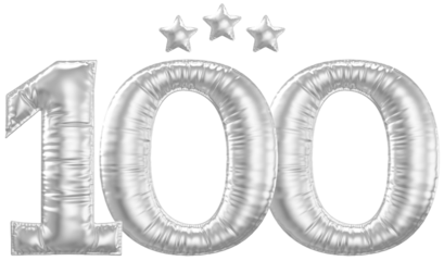 100 year anniversary number silver